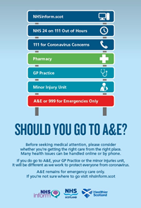 NHS A&E campaign